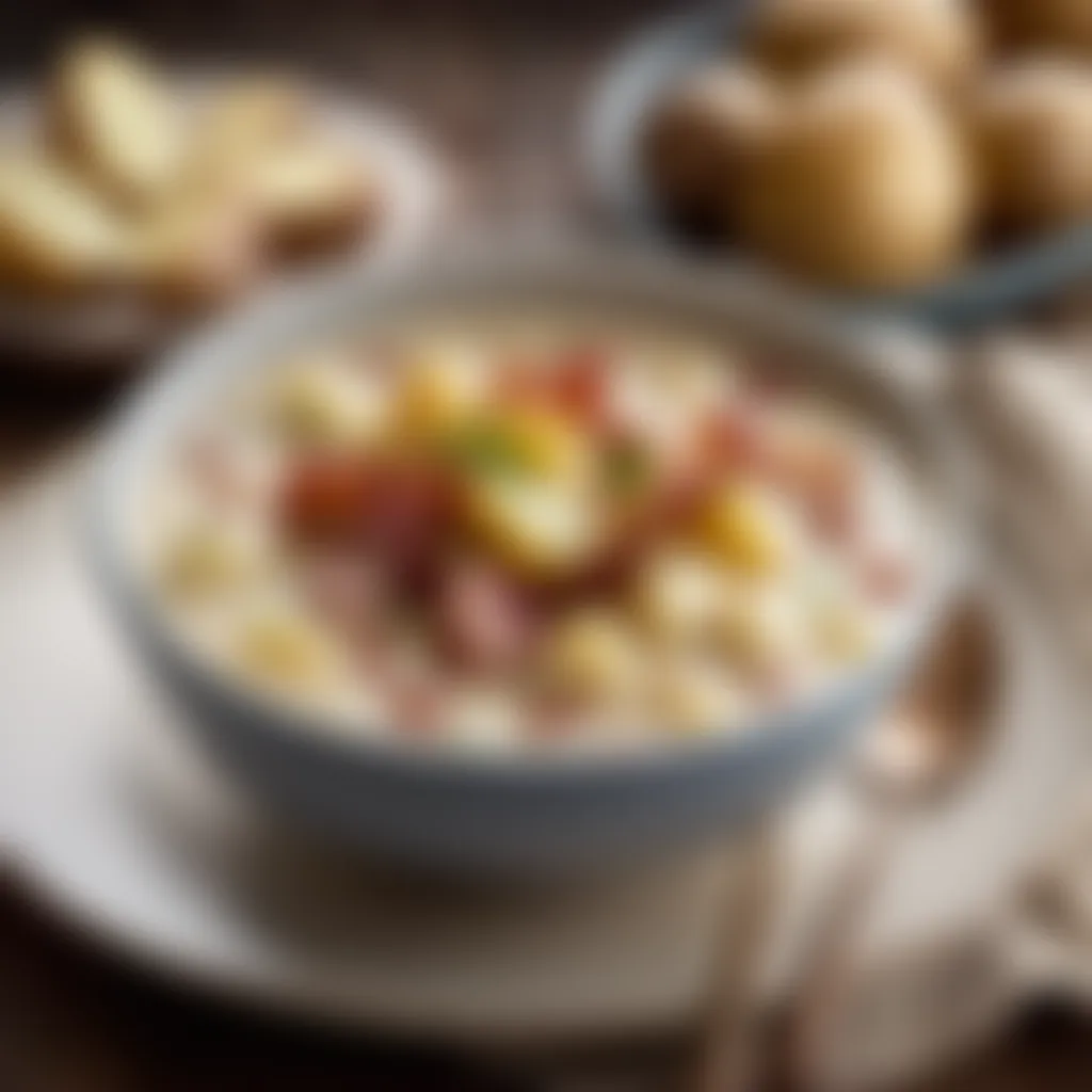 Eulachon Chowder with Bacon and Potatoes