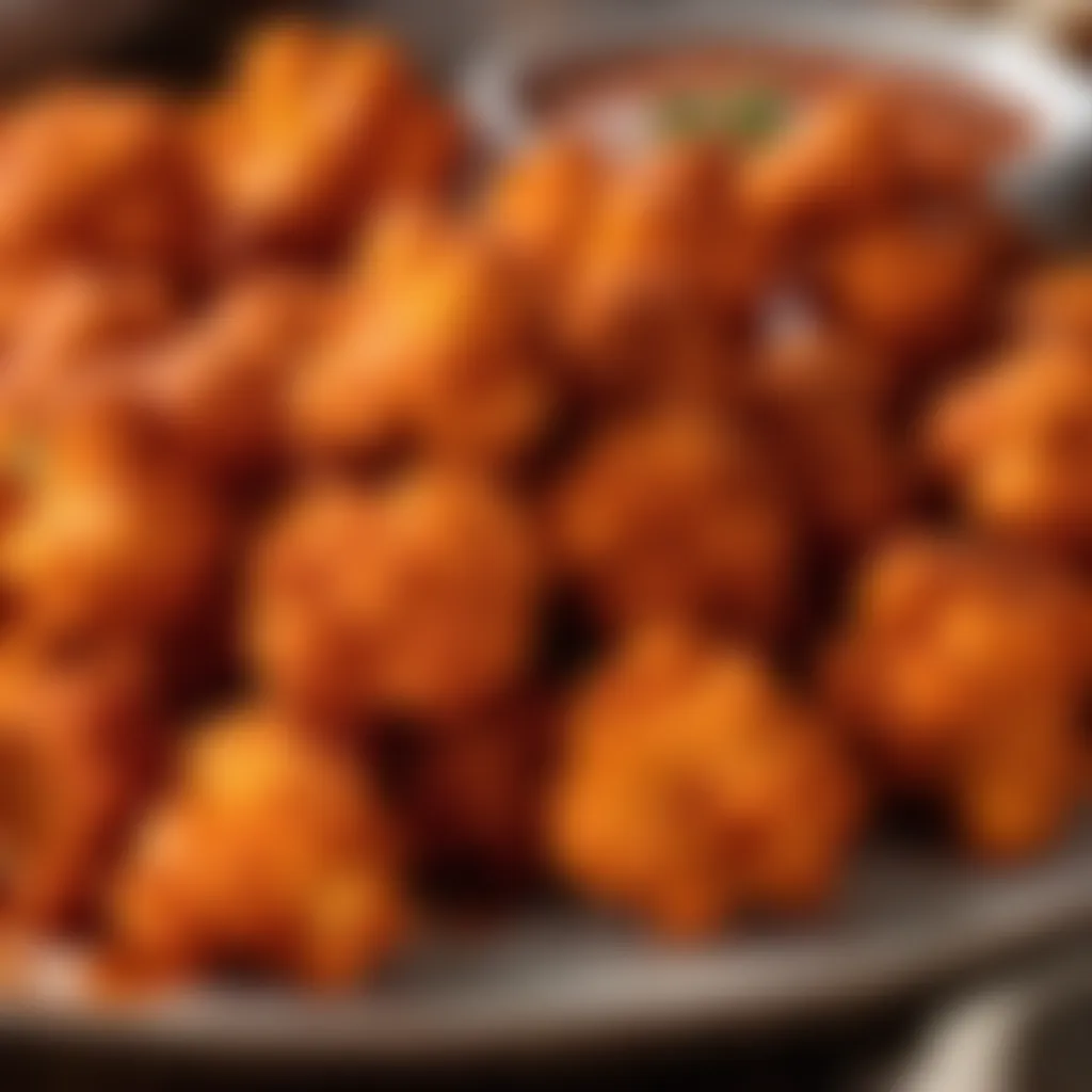 Spicy Buffalo Cauliflower Bites Delicious Evening Snack Recipe - Spicy Buffalo Cauliflower Bites