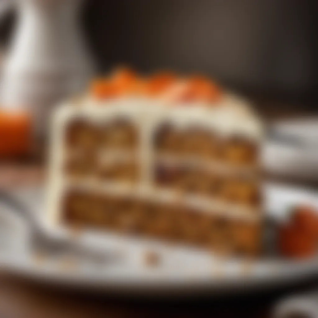 Delicious gluten-free carrot cake