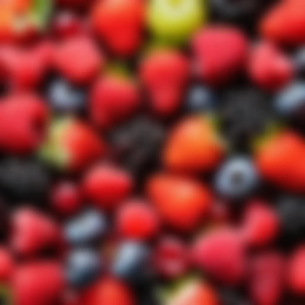 Colorful Assortment of Berries
