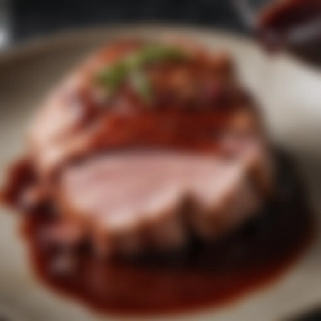 Pork in Red Wine Sauce Recipe - Marinating Pork