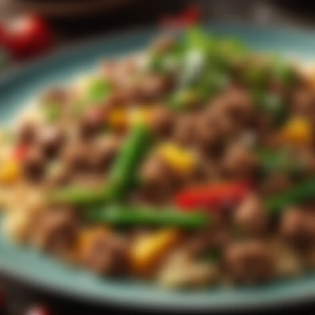 Turkey Mince Stir-Fry