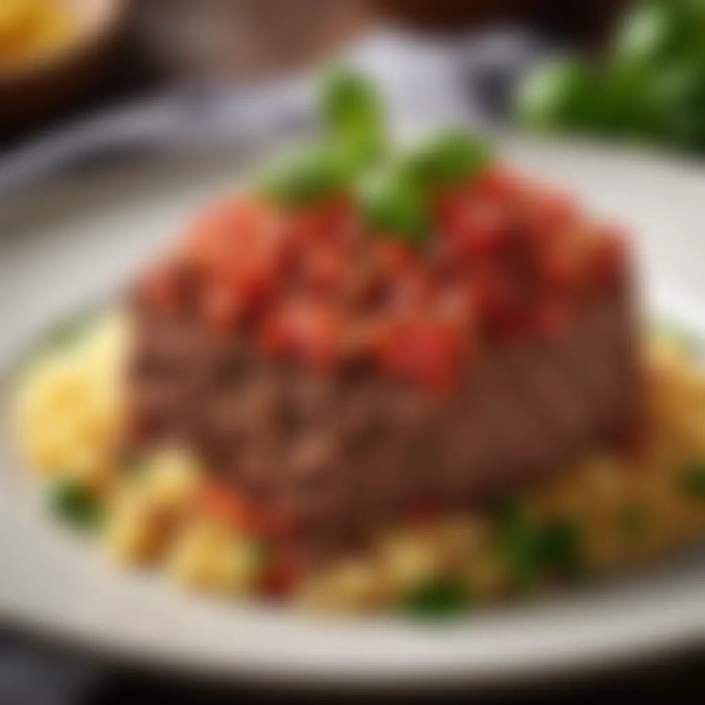 Savory Minced Beef Dish Savory minced beef dish