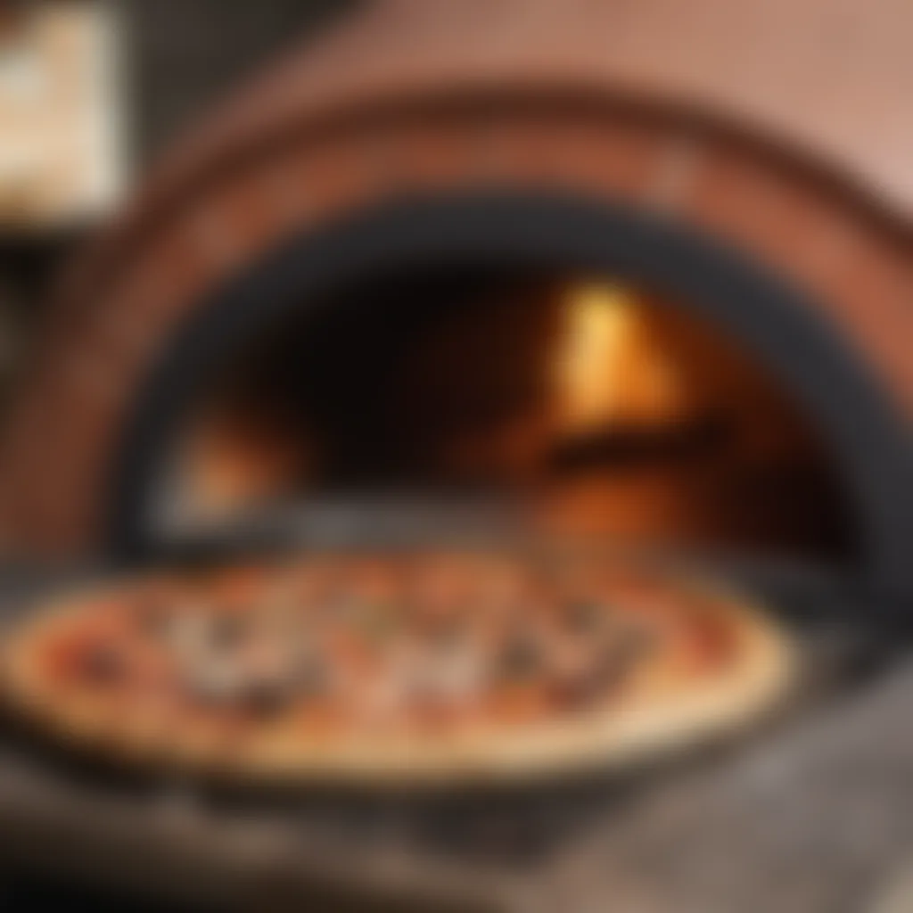 Wood-fired pizza oven