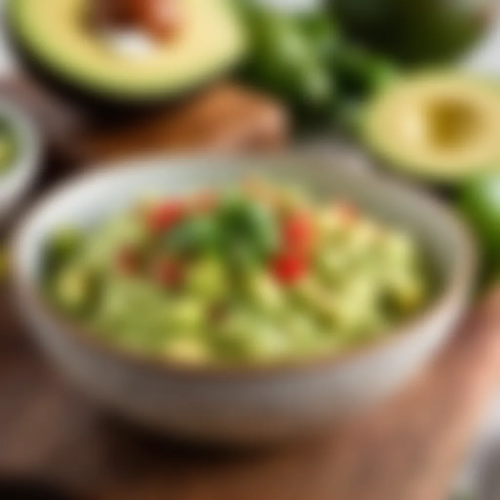 Creamy avocado salsa with a hint of lime