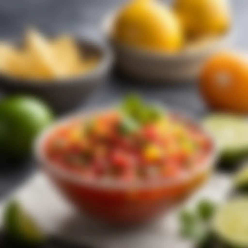 Savory salsa with a citrus twist