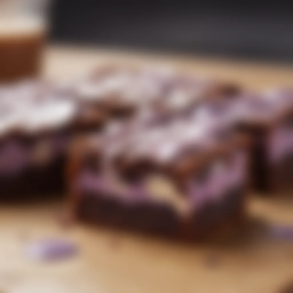 Exquisite Ube Brownies Batter