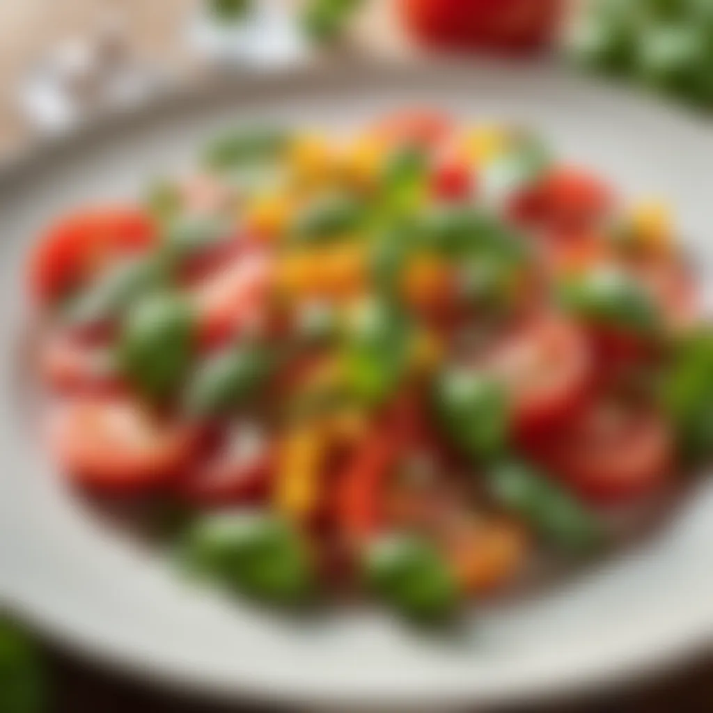 Fresh Tomato and Basil Salad