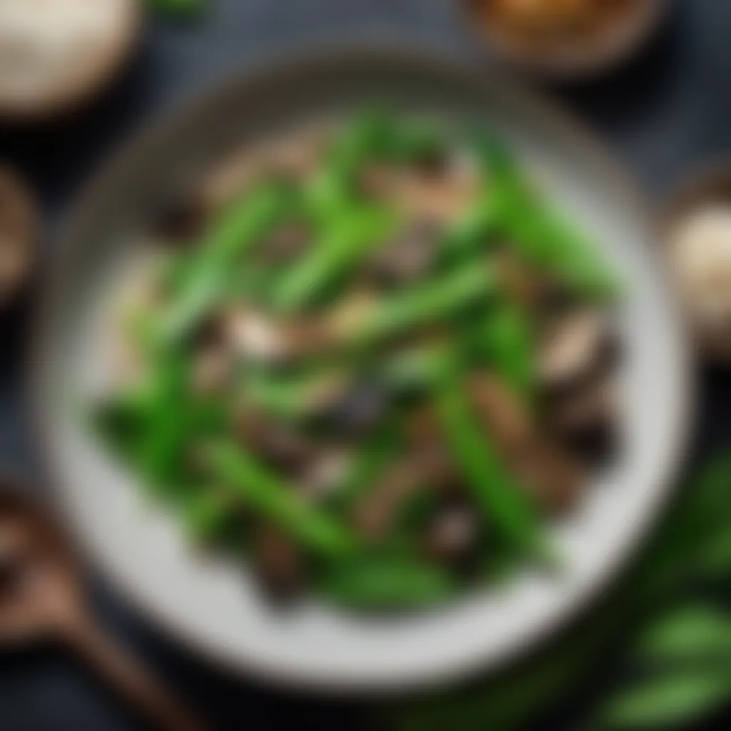 Exquisite Snow Peas and Mushroom Stir-Fry