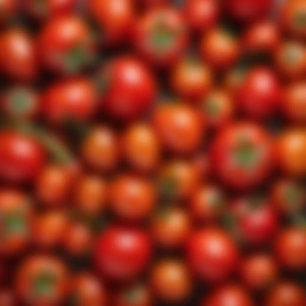 Vibrant Fresh Tomatoes Ready for Gazpacho Alvalle Fresh Tomatoes for Gazpacho Alvalle
