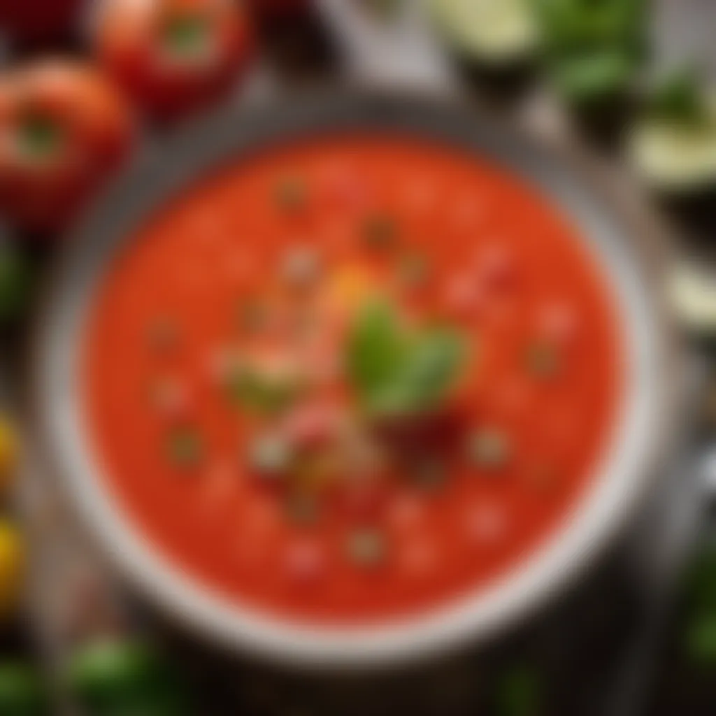 Blend of Gazpacho Alvalle Ingredients