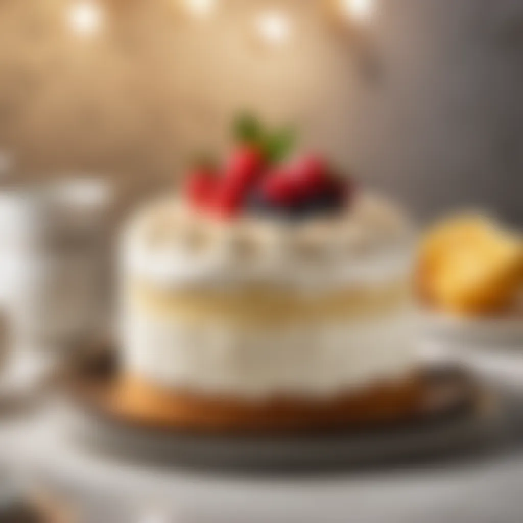 Elegant Tres Leches Cake on Display