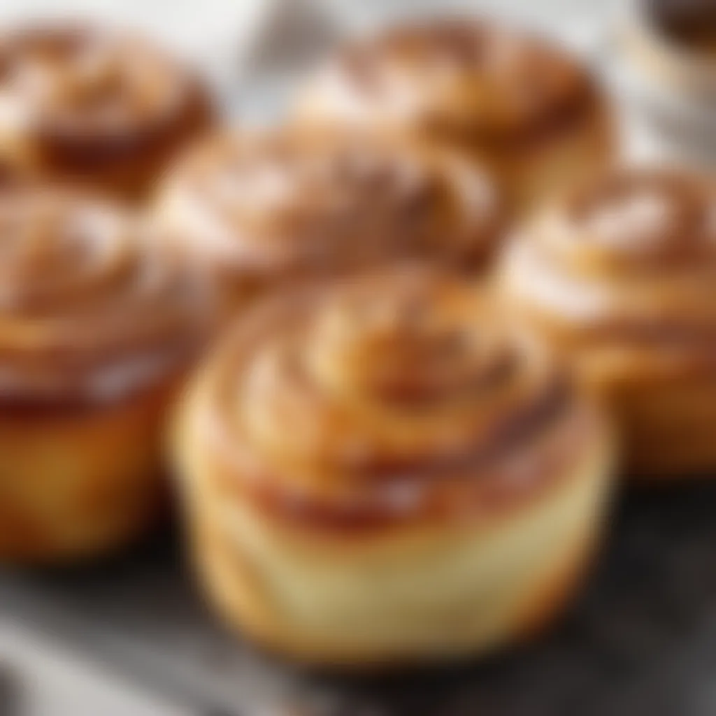 Golden Cinnamon Buns Golden Cinnamon Buns