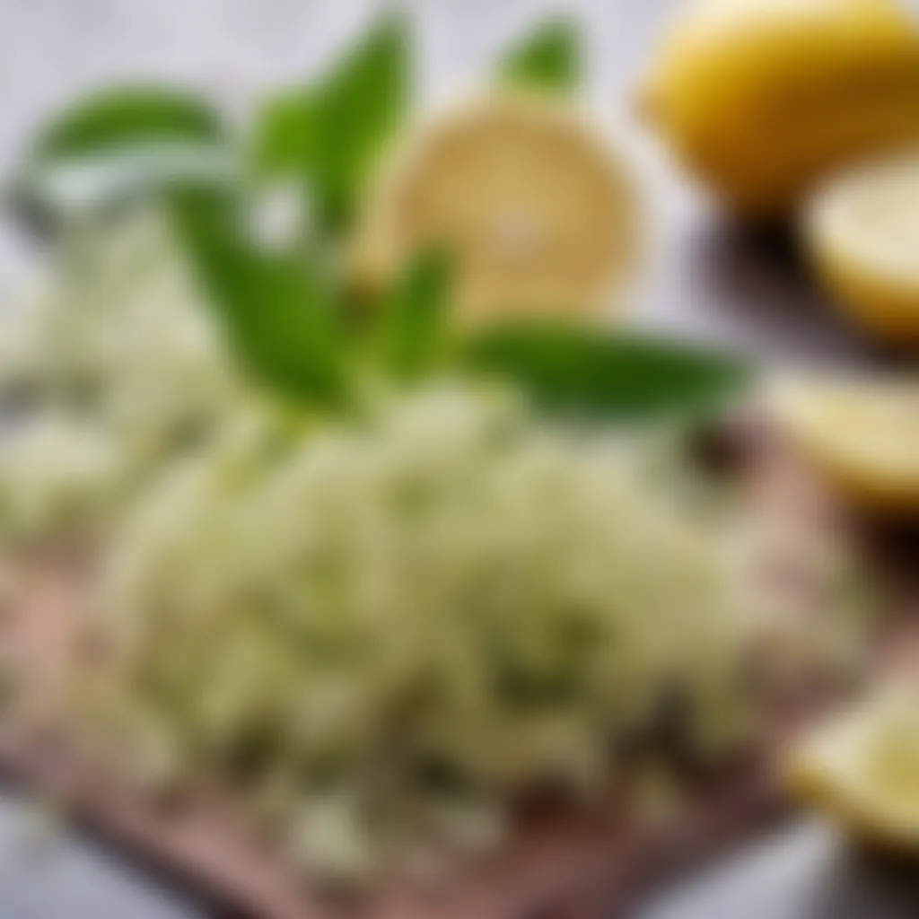 Ingredients for Elderflower Cordial