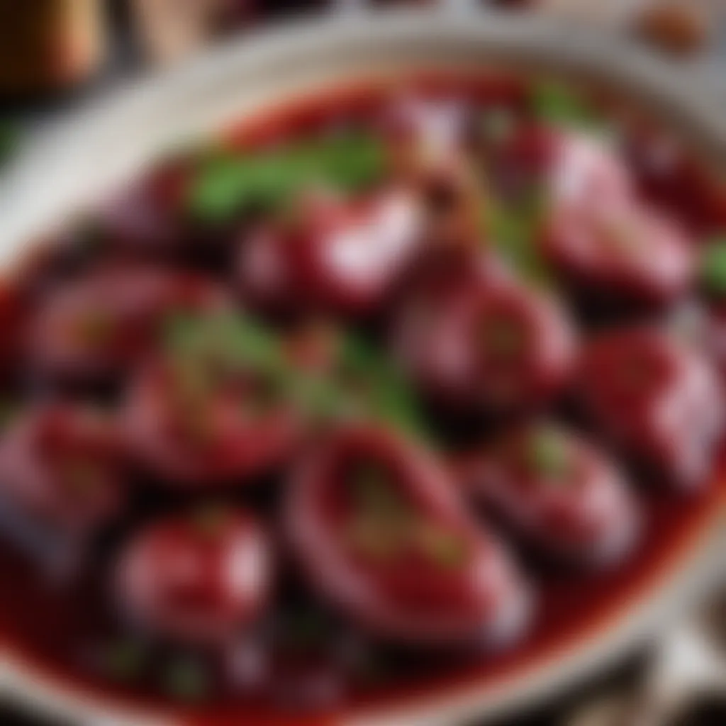 Devilled Kidneys in Red Wine Reduction