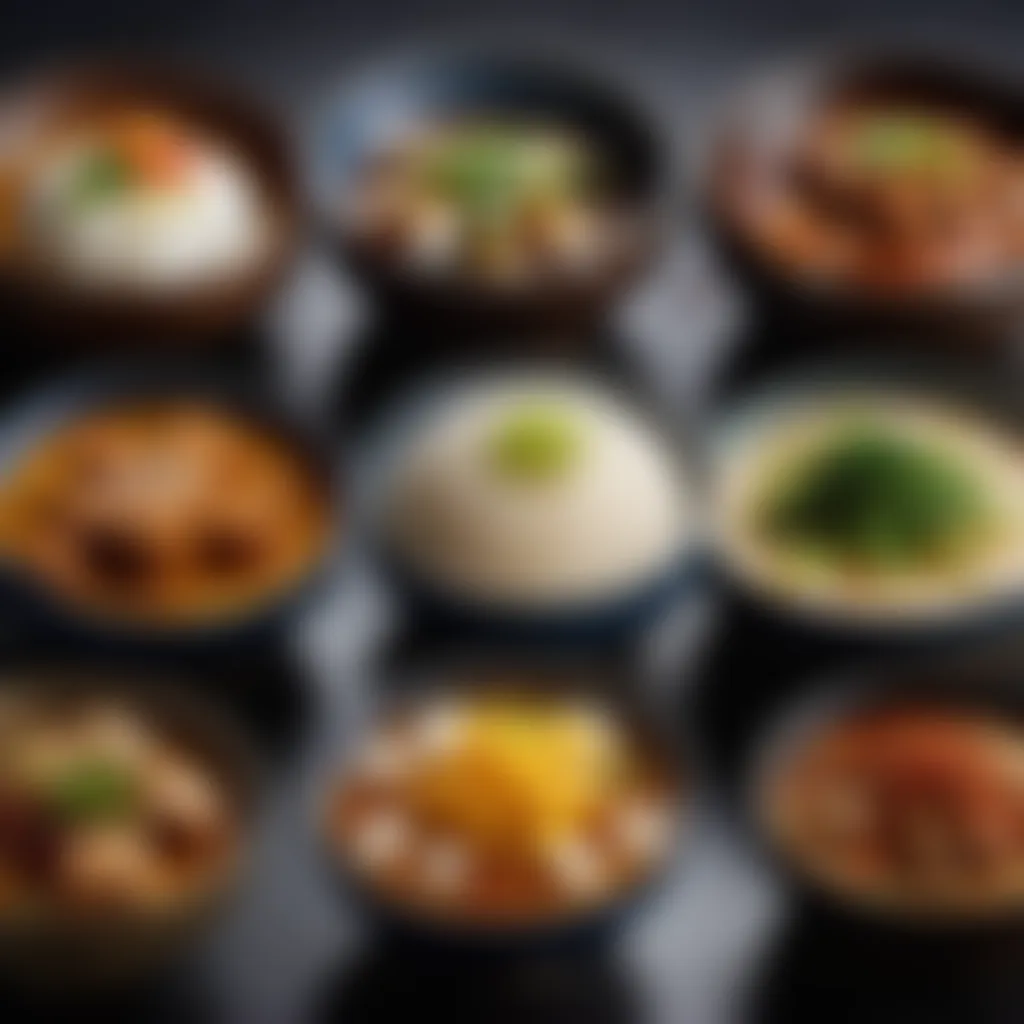 Variety of Doenjang-Based Dishes Variety of doenjang-based dishes