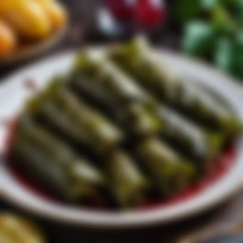 Dolma - Stuffed Grape Leaves