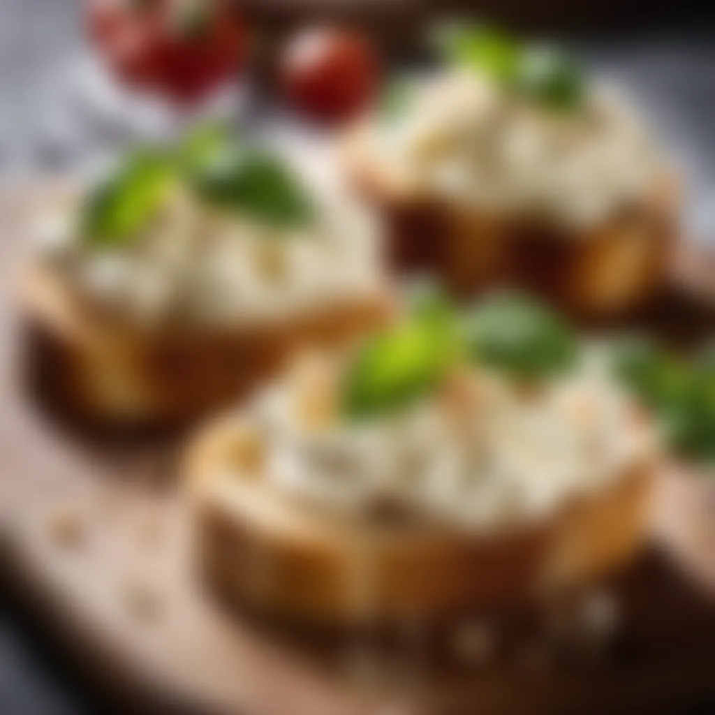 Double Cream Bruschetta