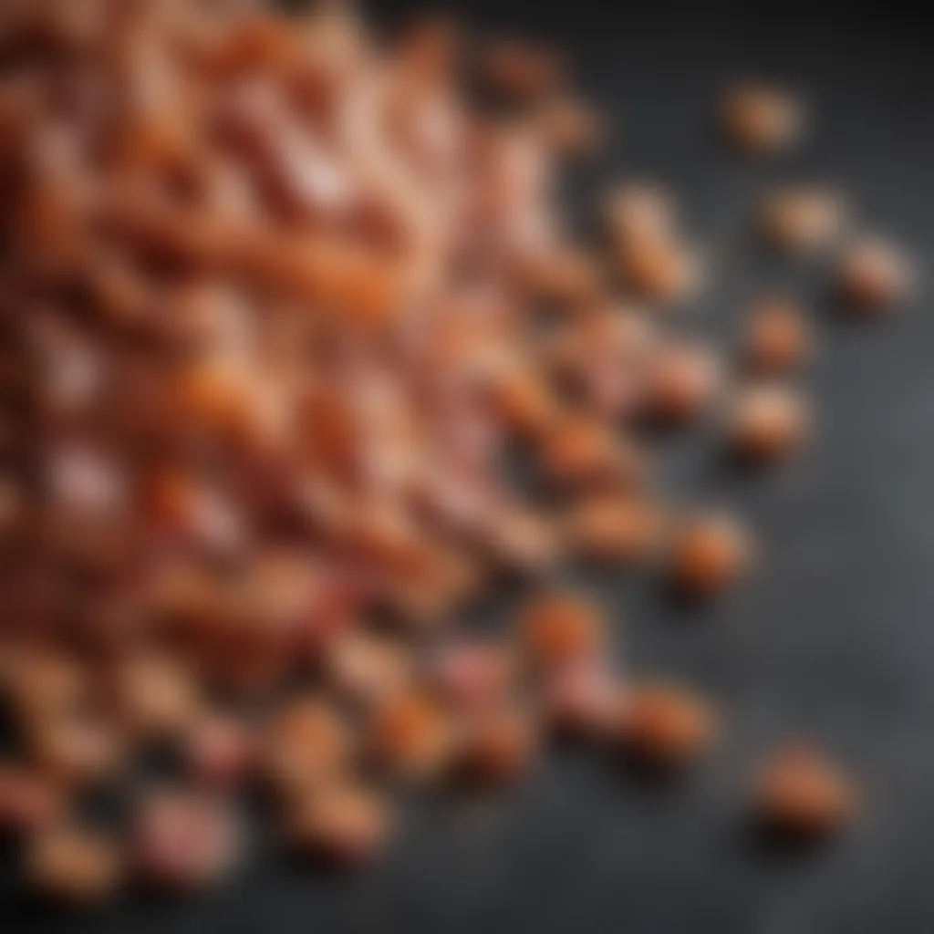 Nutritional information about dried bacon bits