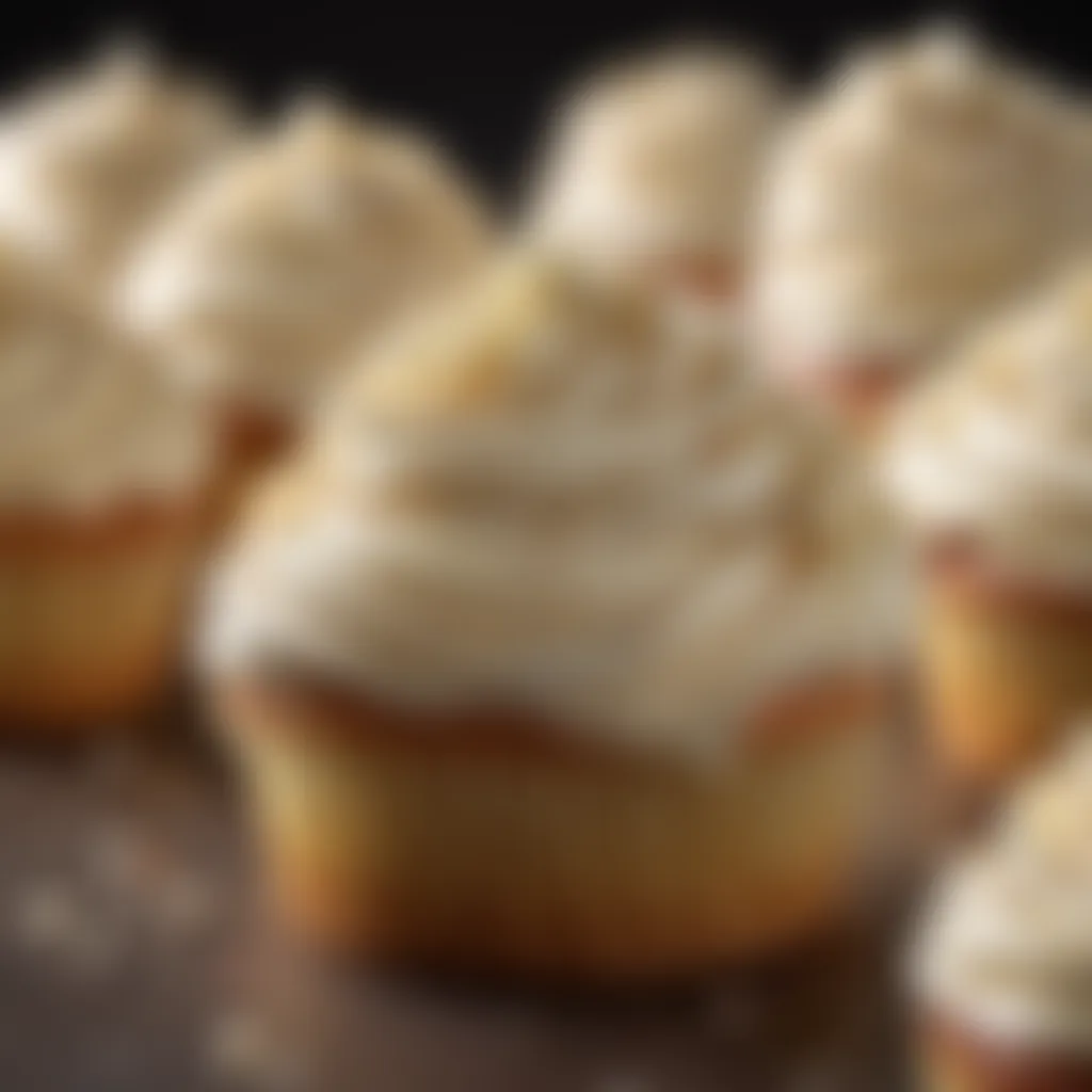 Creamy Swirl of Buttercream Frosting Creamy Buttercream Frosting Swirl