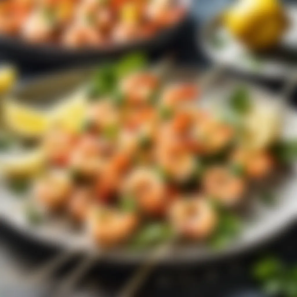 Zesty Lemon-Garlic Shrimp Skewers