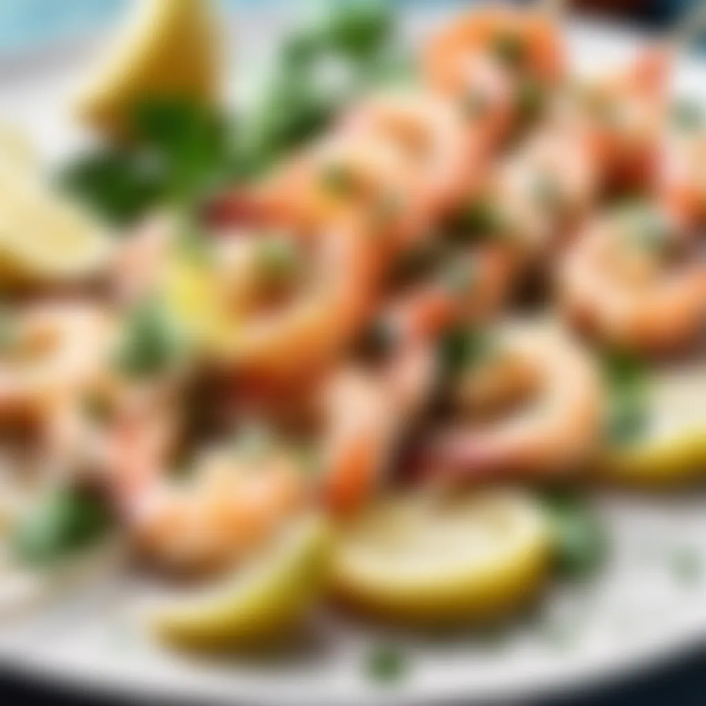 Zesty Lemon Garlic Shrimp Skewers