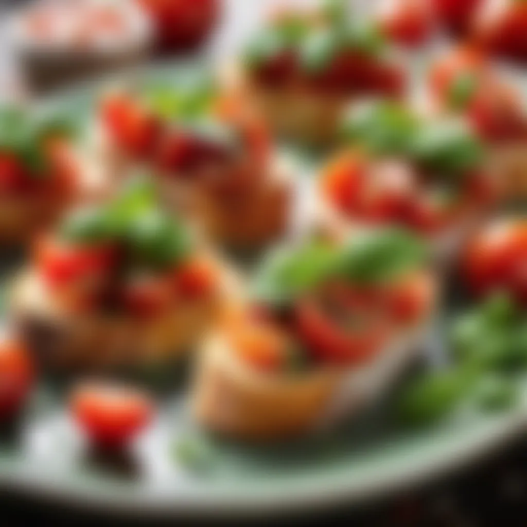 Savory Tomato Basil Bruschetta