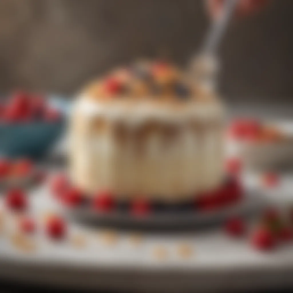 Decadence Unleashed: Creamy Delight Creamy Indulgent Dessert with Decadent Toppings