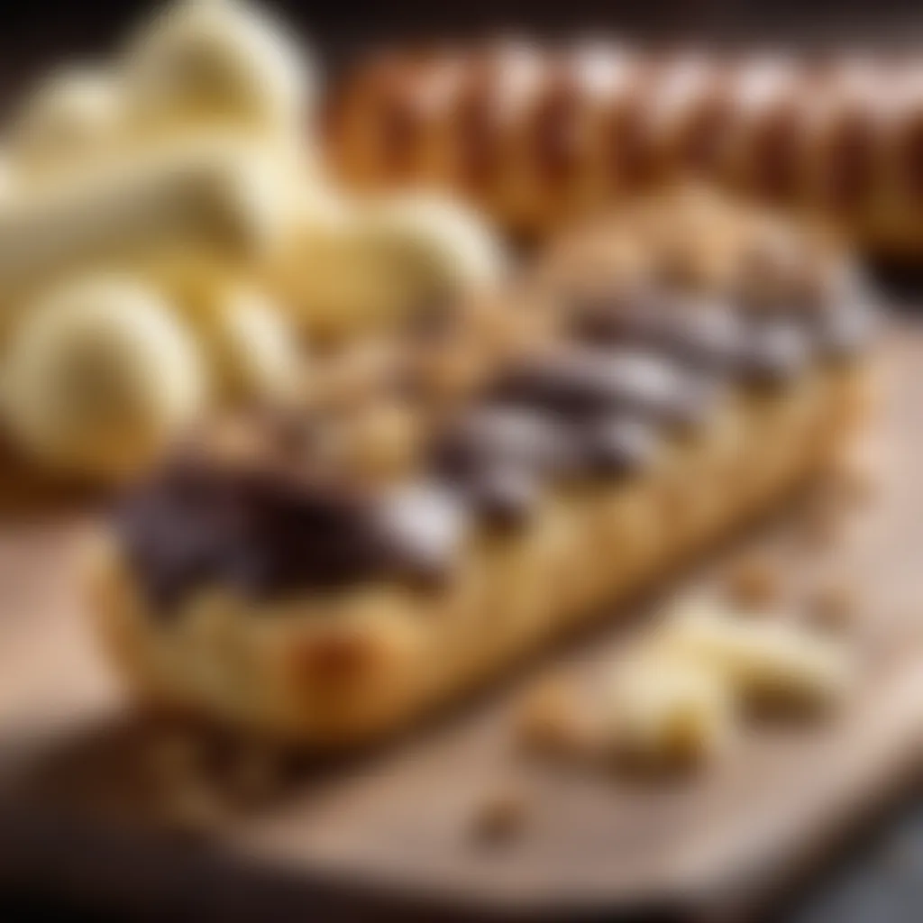 Fresh Ingredients for Eclair Bars Eclair Bar Ingredients
