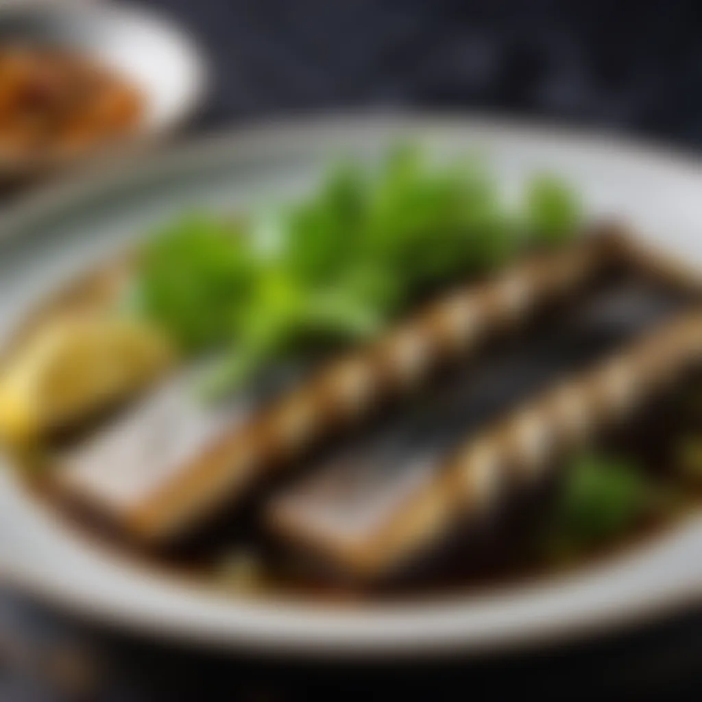 Eel fillets