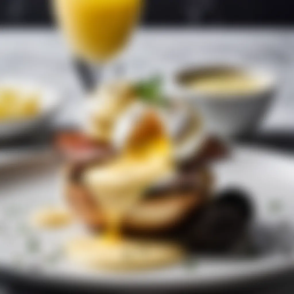 Egg Benedict with Truffle Hollandaise