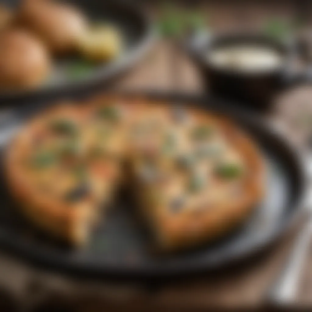 Cheese-Laden Eggplant Frittata Mouthwatering Eggplant Frittata with Cheesy Goodness