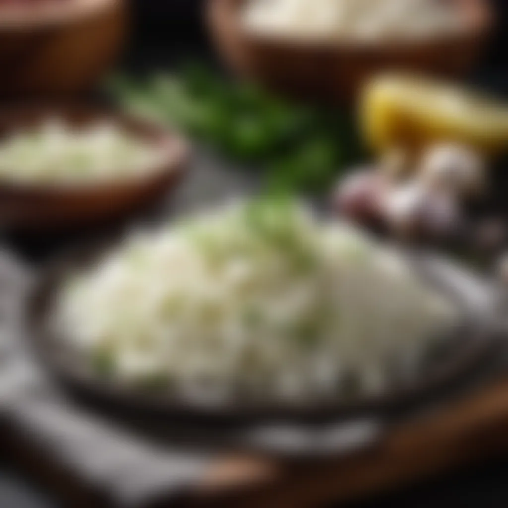 Chopped Onions and Garlic Chopped onions and garlic