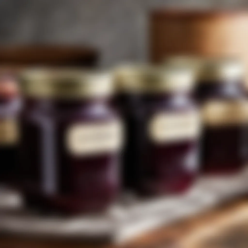 Jam Filled Jars