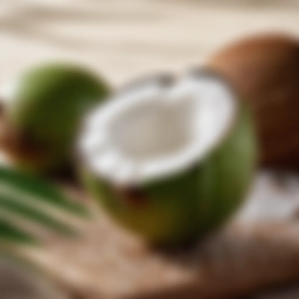 Soothing coconut water