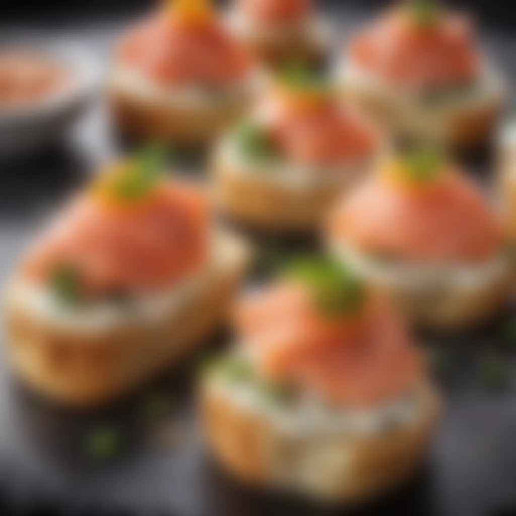 Exquisite Salmon Canapes