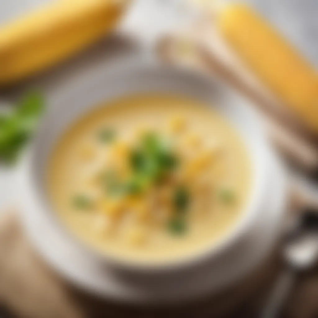 Elegant Baby Corn Soup