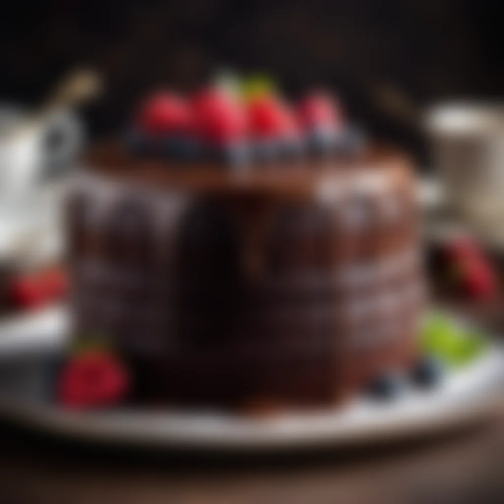 Sophisticated Chocolate Cake Decor Elegant Chocolate Cake Decorations