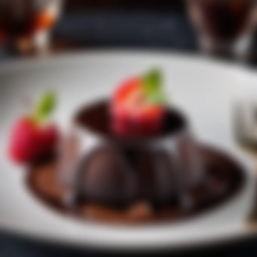 Decadent Chocolate Lava Cake Recipe - Elegant Plating Presentation