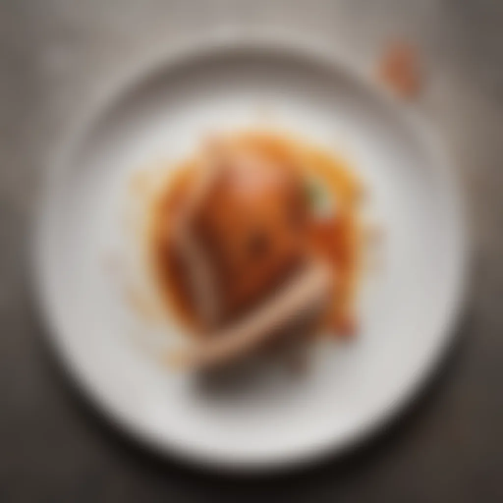 Exquisite Skate Wing Plating Elegant Skate Wing Presentation