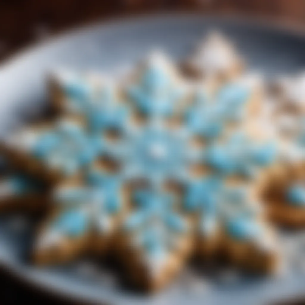 Elegant Snowflake Cookie