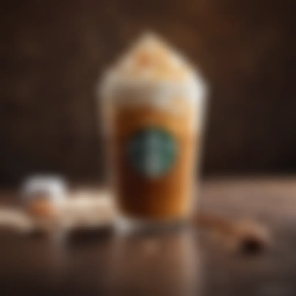 Elegant Starbucks Caramel Macchiato Presentation