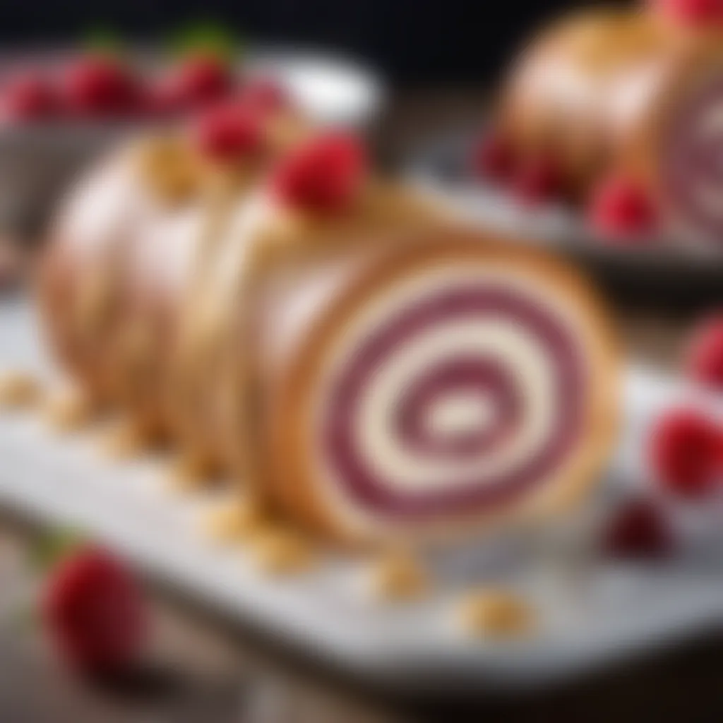 Elegant Swiss Roll Presentation