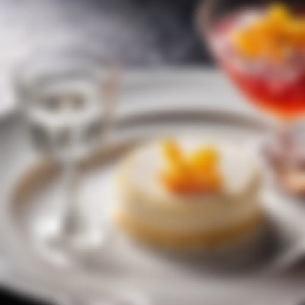 Elegant Vodka-infused Dessert