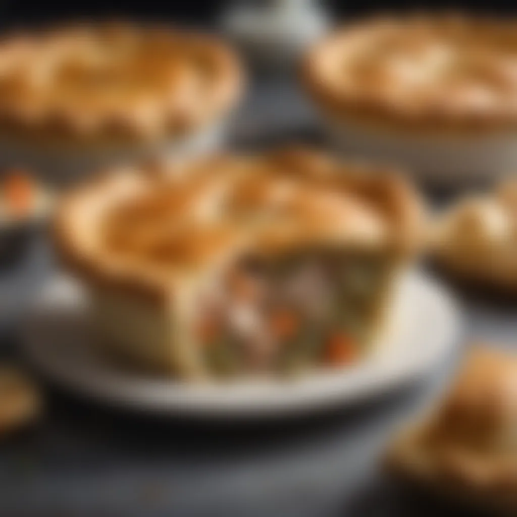 Savory Chicken Pot Pie with Puff Pastry Crust