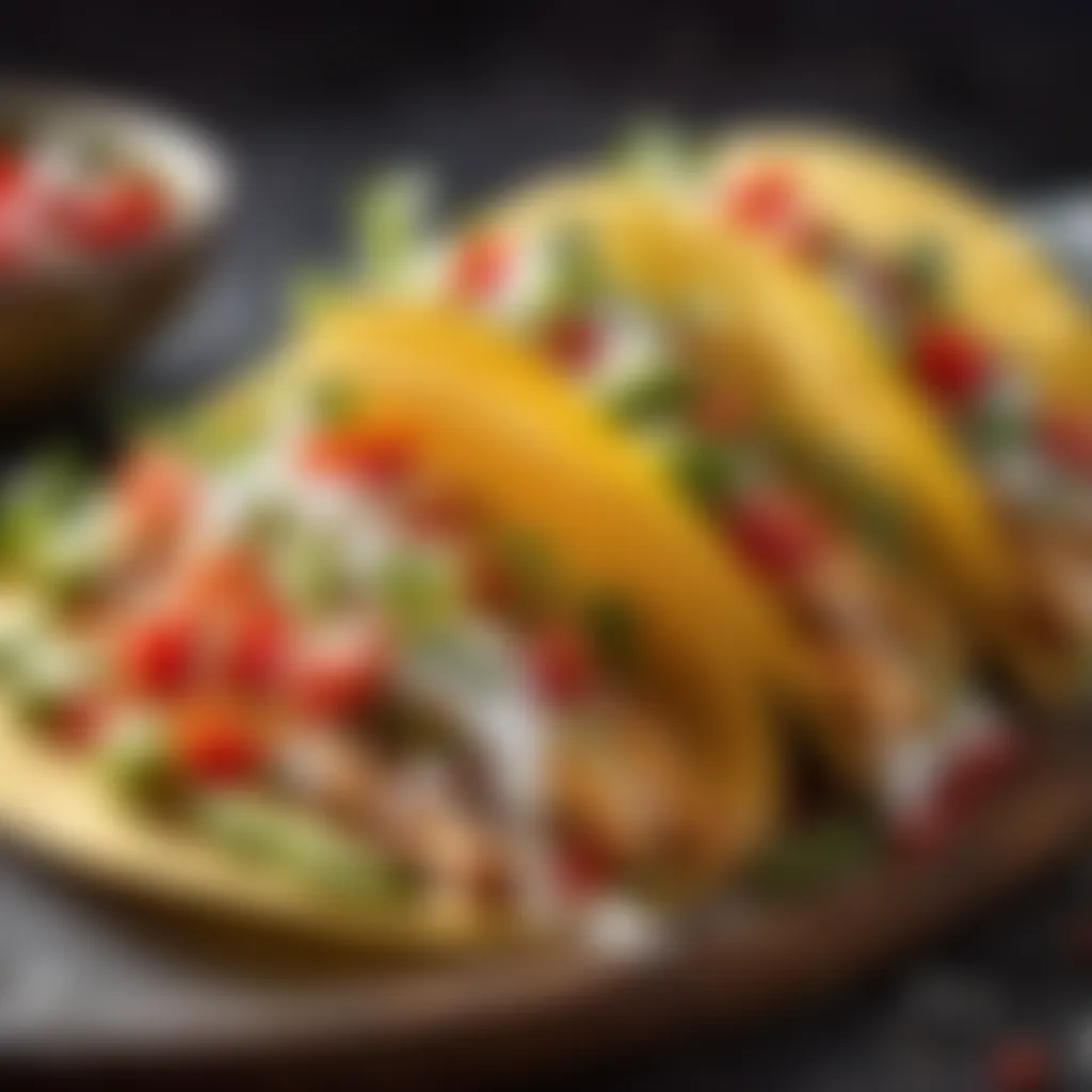 Chicken Taco Garnishes