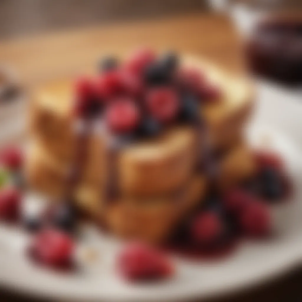 Elevated French Toast with Berry Compote