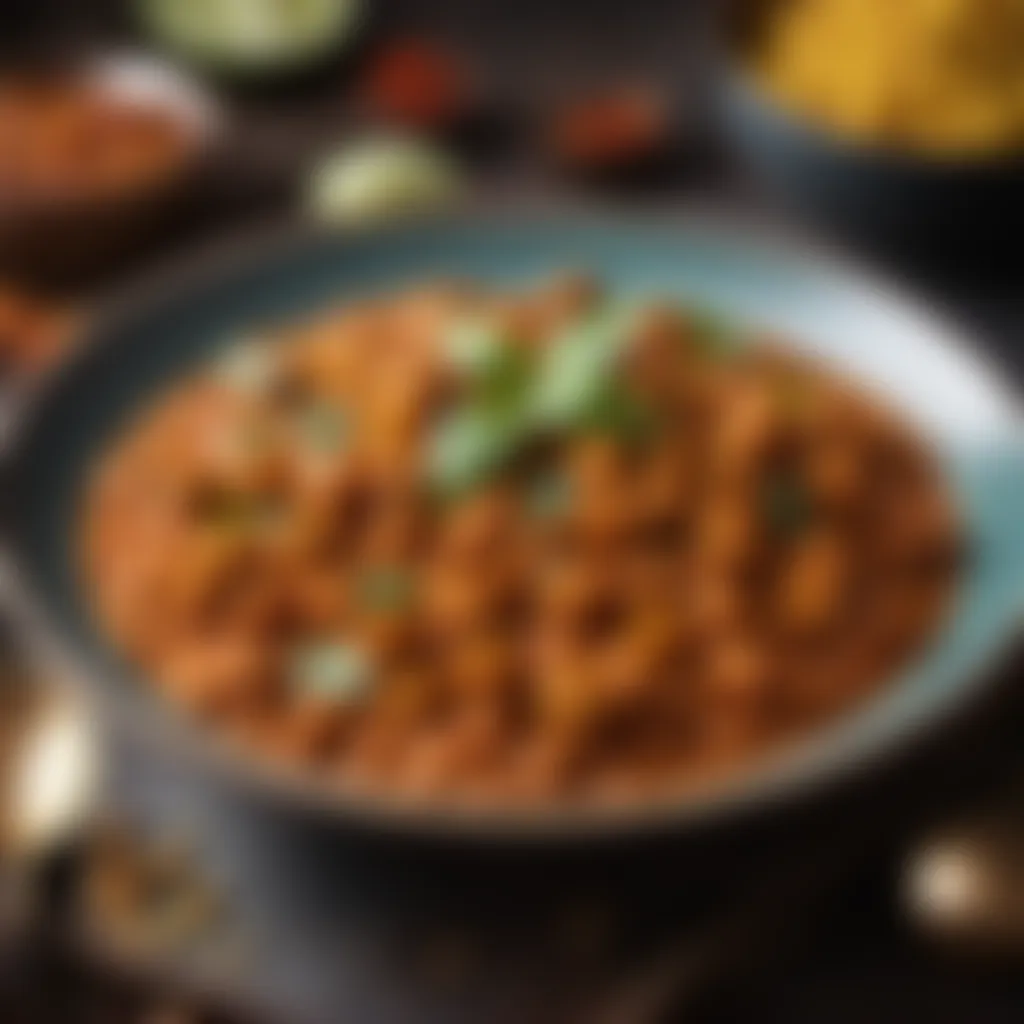 Innovative chana masala fusion with global flavors