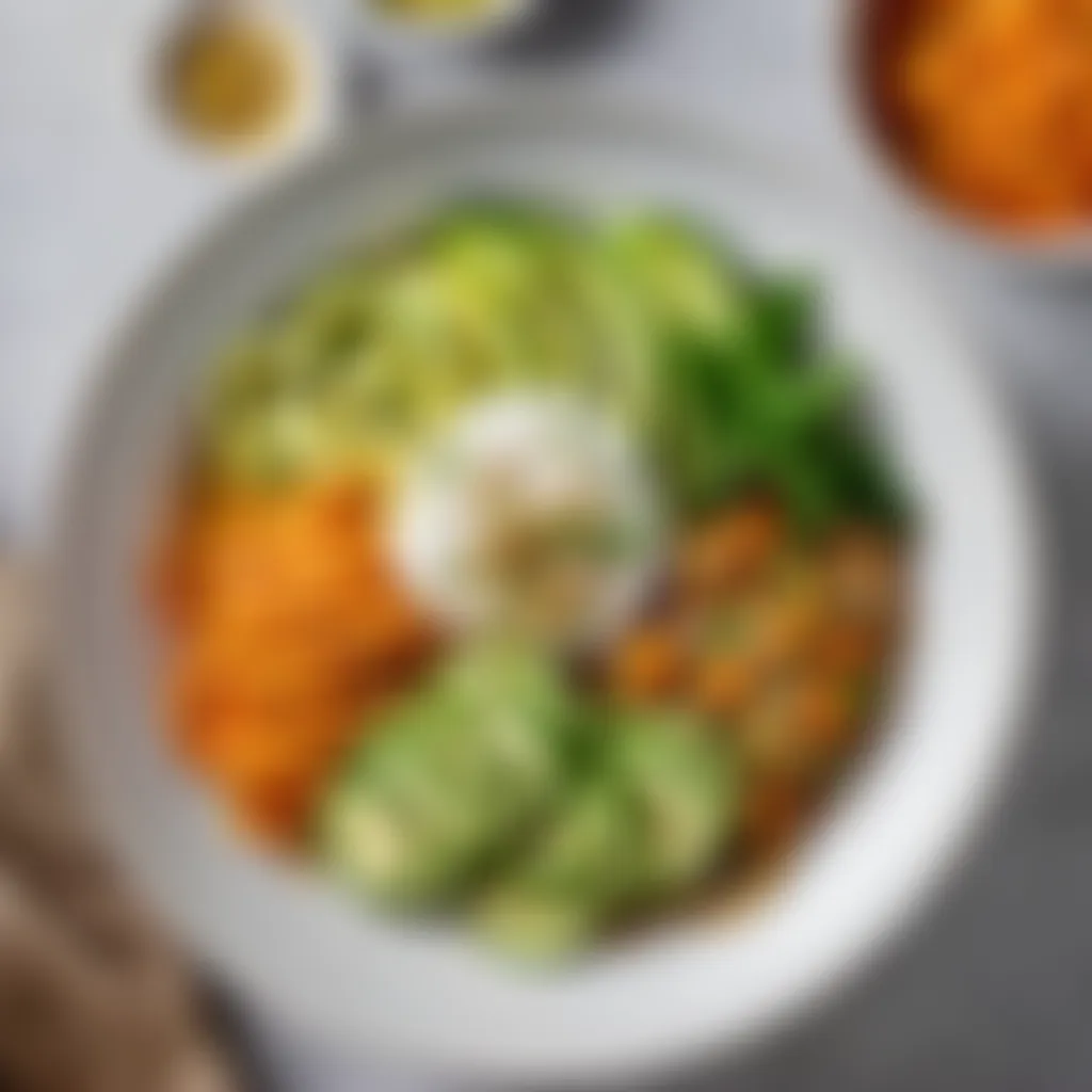 Artisan Zucchini Noodle Bowl Creation Artistic Zucchini Noodle Bowl