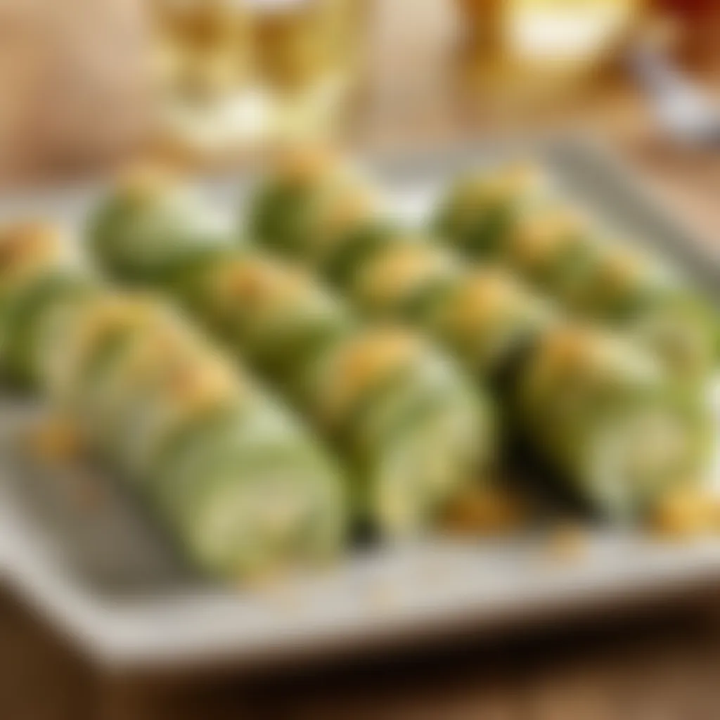 Zucchini Rolls with a Twist Innovative Zucchini Rolls